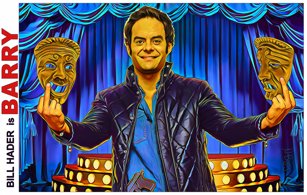 Barry
.
Alternative poster for the TV series.
.
#Barry #TVseries #Illustration #BillHader 
#Design #art #artist #Painting #drawing #posters #Illustrator #altposter #TVposter #painter #comedy #poster #prints #posterdesign #actor #portrait #Hollywood #SaturdayNightLive #comedian