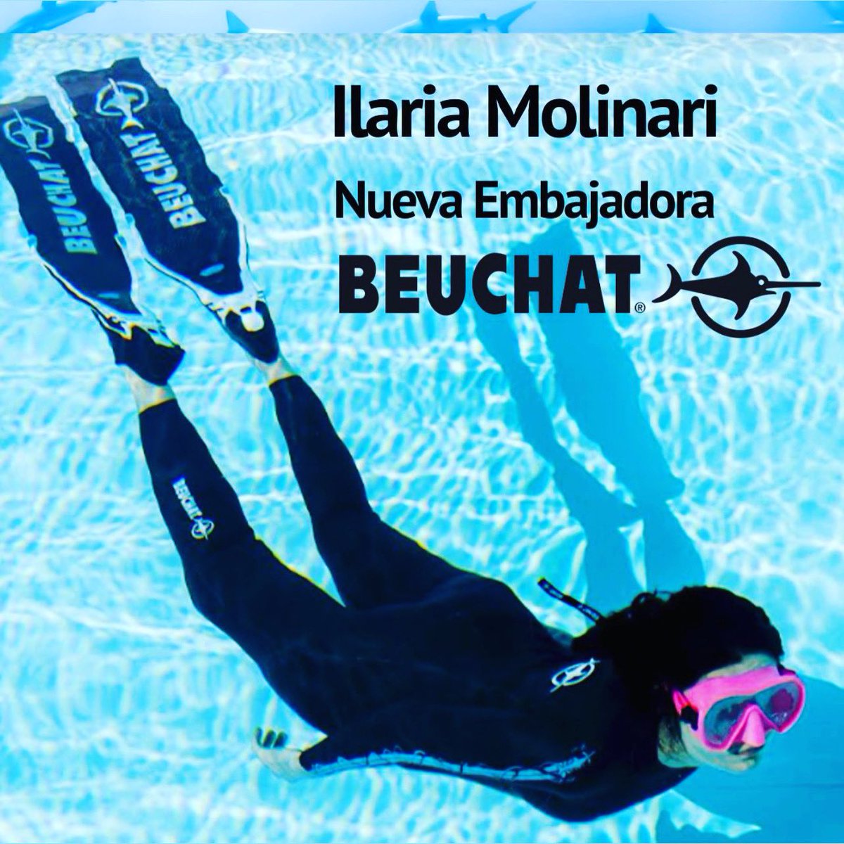Buceadores_'s tweet image. La apneÍsta Ilaria Molinari
Nueva Embajadora BEUCHAT
Beuchat es, en primer lugar, la historia del encuentro entre un hombre y el mar y su deseo de brindar momentos únicos de exploración al mayor número posible de personas. Para más info: beuchat-diving.com