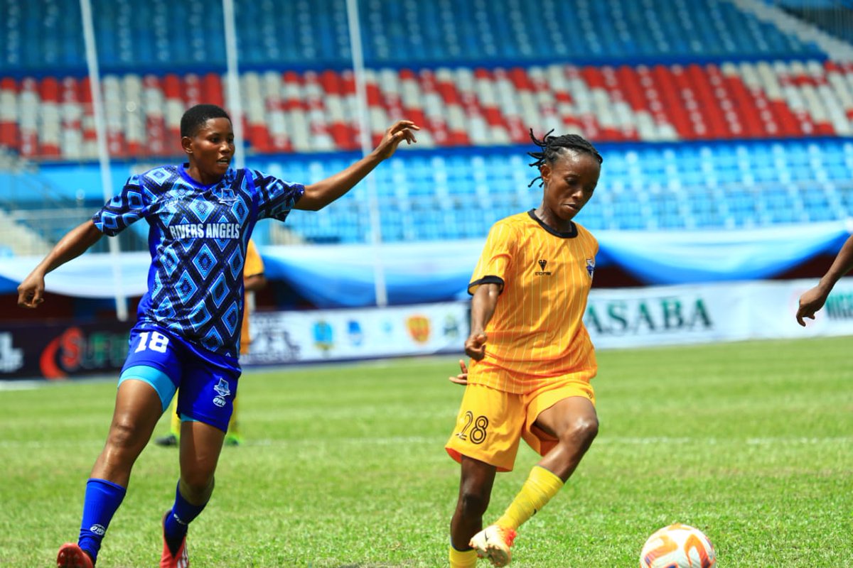TheNWFL's tweet photo. 📸HALF TIME! in Asaba 📍

Confluence Queens 0-0 Rivers Angels

📲 🎥𝗗𝗶𝗿𝗲𝗰𝘁 Link ⤵️
https://t.co/6HeB7UWjXe

#NWFL23|  #CONRIV| #3rdplace 
#NWFLPremiershipSuper6 https://t.co/8lBdEgRnWT