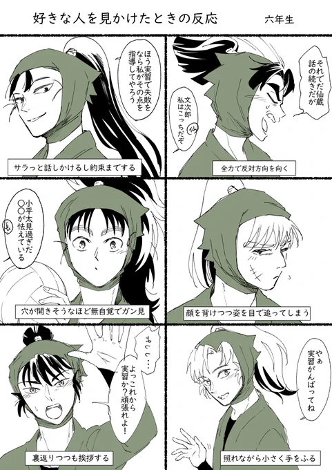 RKRNプラス
好iきな人を見かけた時の反i応 6年 
再掲 