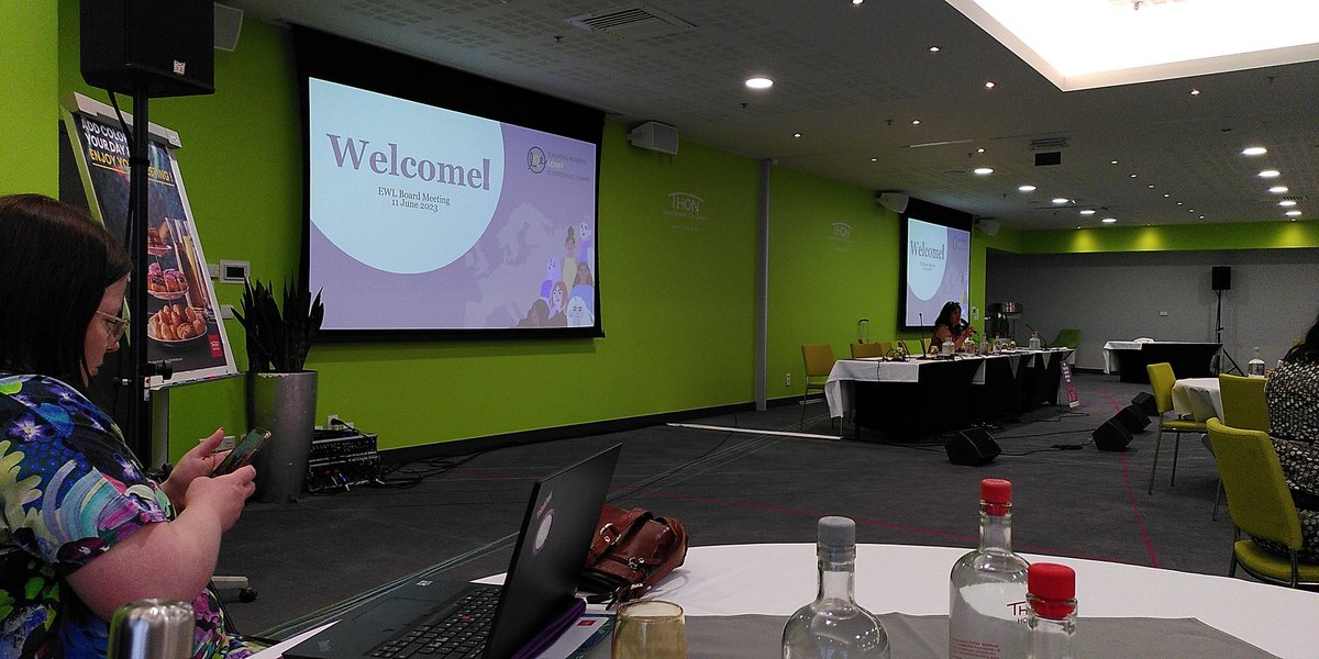 General assembly is over and now it's time for <a href="/VickiAHend/">Dr. Vicki Henderson</a> 's first board meeting! Very excited to see what is in store and how <a href="/EuropeRegion/">WAGGGS Europe Region</a> can contribute to strengthening female voices on a European Level. <a href="/EuropeanWomen/">European Women's Lobby</a> #Equality #WAGGGS