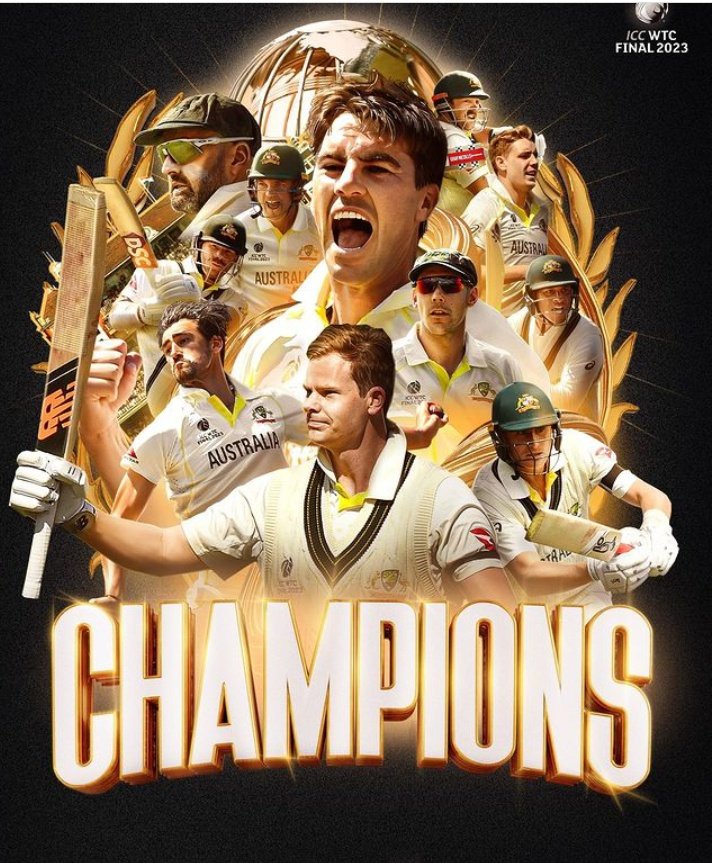 Congratulations  #TeamAustralia big tournament team @CricketAus @StarSportsIndia #championsteam