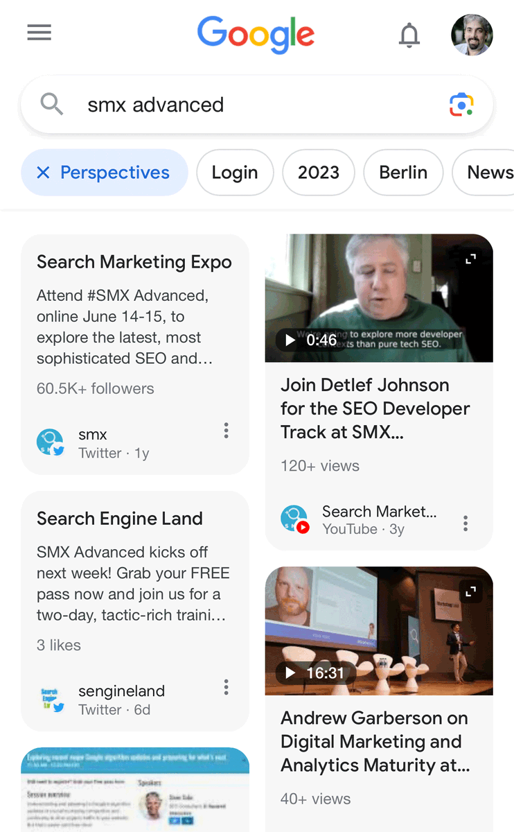 Google launches perspectives filter in mobile search results
searchengineland.com/google-launche… hat tip <a href="/KumarpalKp/">Kumarpal Shah</a>