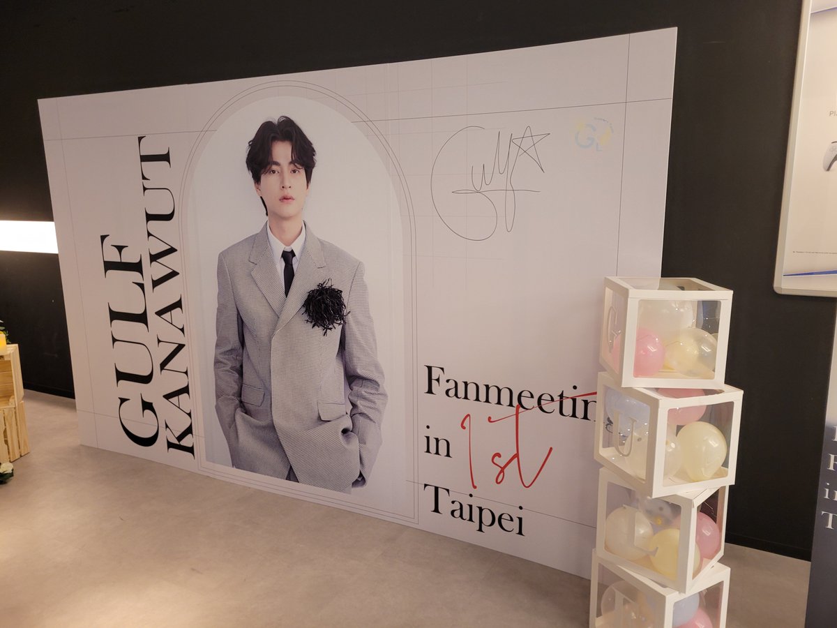 Gulfkanawutofc's tweet photo. ขอบคุณๆทุกการต้อนรับน้องกลัฟนะคะ ❤️  

GULF FANMEETING IN TAIPEI 
#Gulf1stFMinTaipei 
@gulfkanawut https://t.co/iriBjQ0Kau