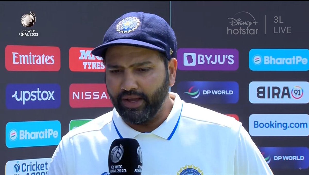 mufaddal_vohra6's tweet photo. Rohit Sharma said "Sorry to Team India fans. This is my Last Test match as a captain. Soon I'm going to Retire from the Test cricket. Thank you all ". https://t.co/5J5FwFaqfi