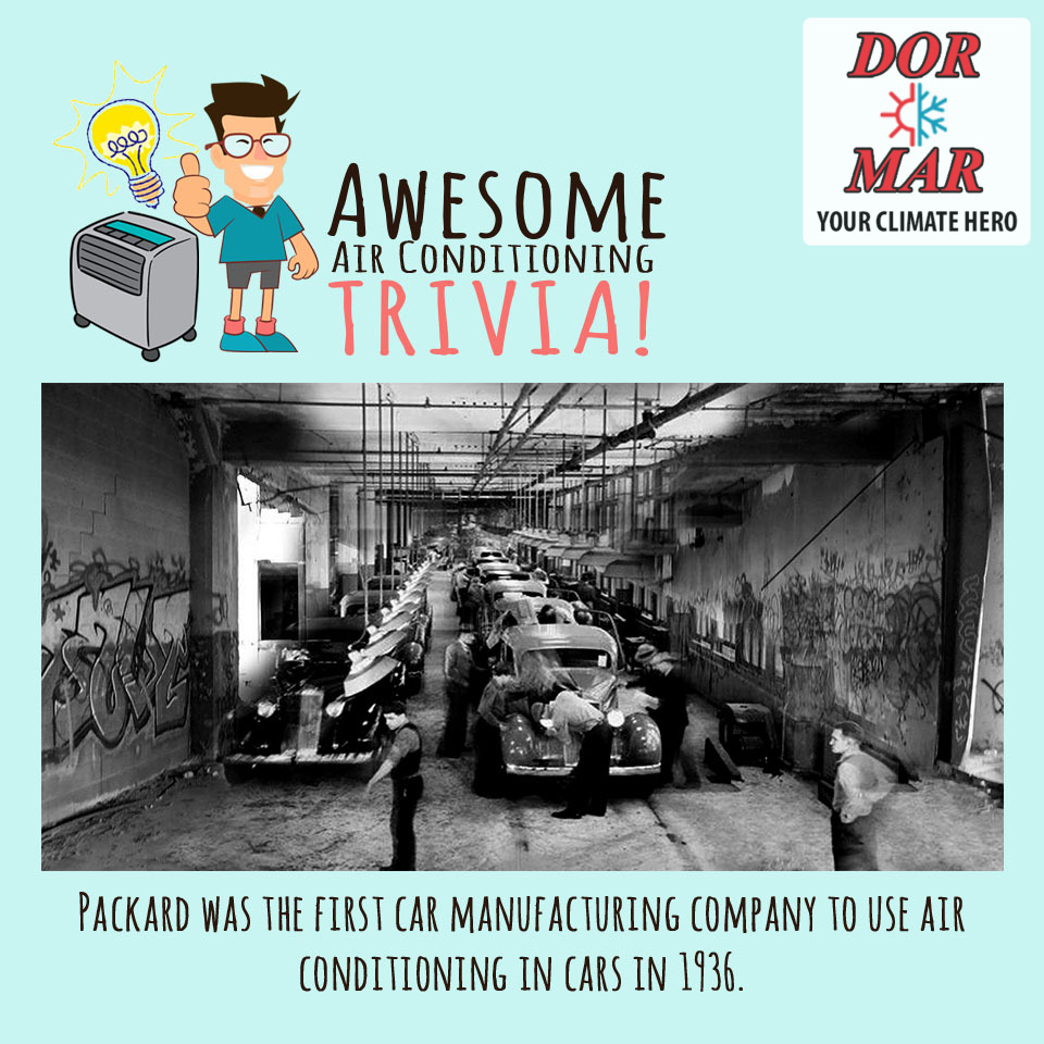 If you enjoy air conditioning in your car, you should be thankful for Packard!