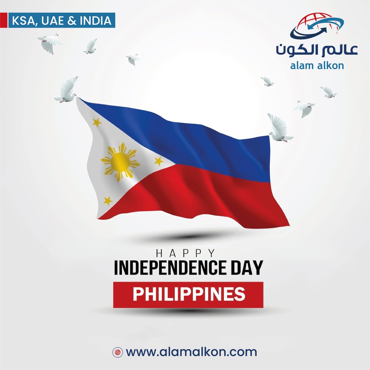 🇵🇭 Happy Philippines Independence Day! 🎉🎊 Celebrating the rich heritage, vibrant culture, and incredible spirit of the Filipino people. From the stunning landscapes to the warm smiles, you make this nation shine! Mabuhay! ❤️🌟 #PhilippinesNationalDay #MabuhayAngPilipinas