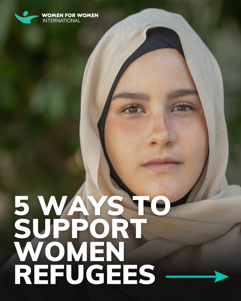 #WorldRefugeeDay is approaching on June 20. Check out our list of 5 ways YOU can support women #refugees.

🧵⬇️
