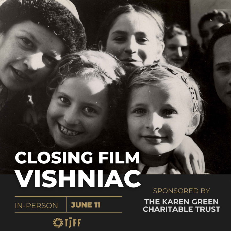 TJFFtweets's tweet photo. #TJFF2023 will close with the brilliant Canadian Premiere of Laura Bialis' documentary, VISHNIAC.
🎞 The film takes us on a visual journey through the various chapters in the life of photographer Roman Vishniac while exploring the person behind the photos.
👥 Live Zoom Q&amp;A