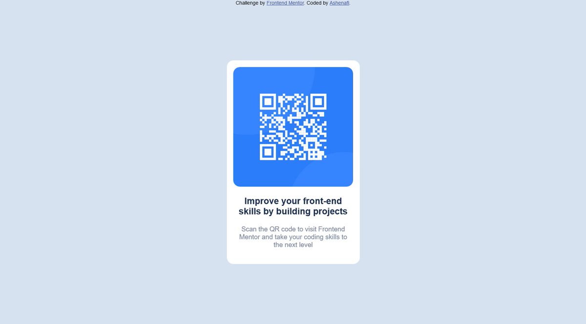 AshenafiGodana's tweet image. #100daysOfCode  || Day 11
- I built #frontendmentor QR-code-component project
- One step forward every single day. stay motivated
- feel free to connect

ashecurious.github.io/qr-code-compon…

github.com/asheCurious/qr…