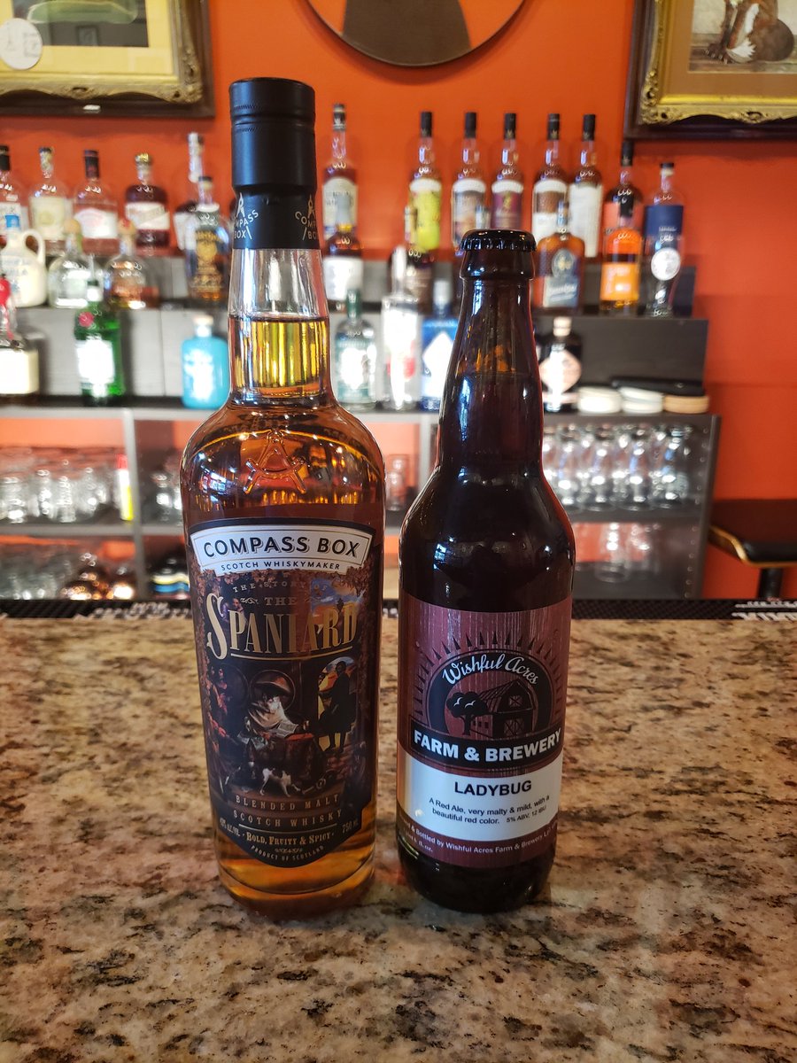 Open 11 to 7 Sun. Come try this Compass Box Spaniard Scotch or this Wishful Acres Ladybug red.

#scotch #whiskey #whiskeybar  #whiskeylover #whiskeygram #whisky #liquorstore #craftbeerculture #craftbeerlover #beergeek #sterlingil #beergarden #craftbeerfestival #dixonil