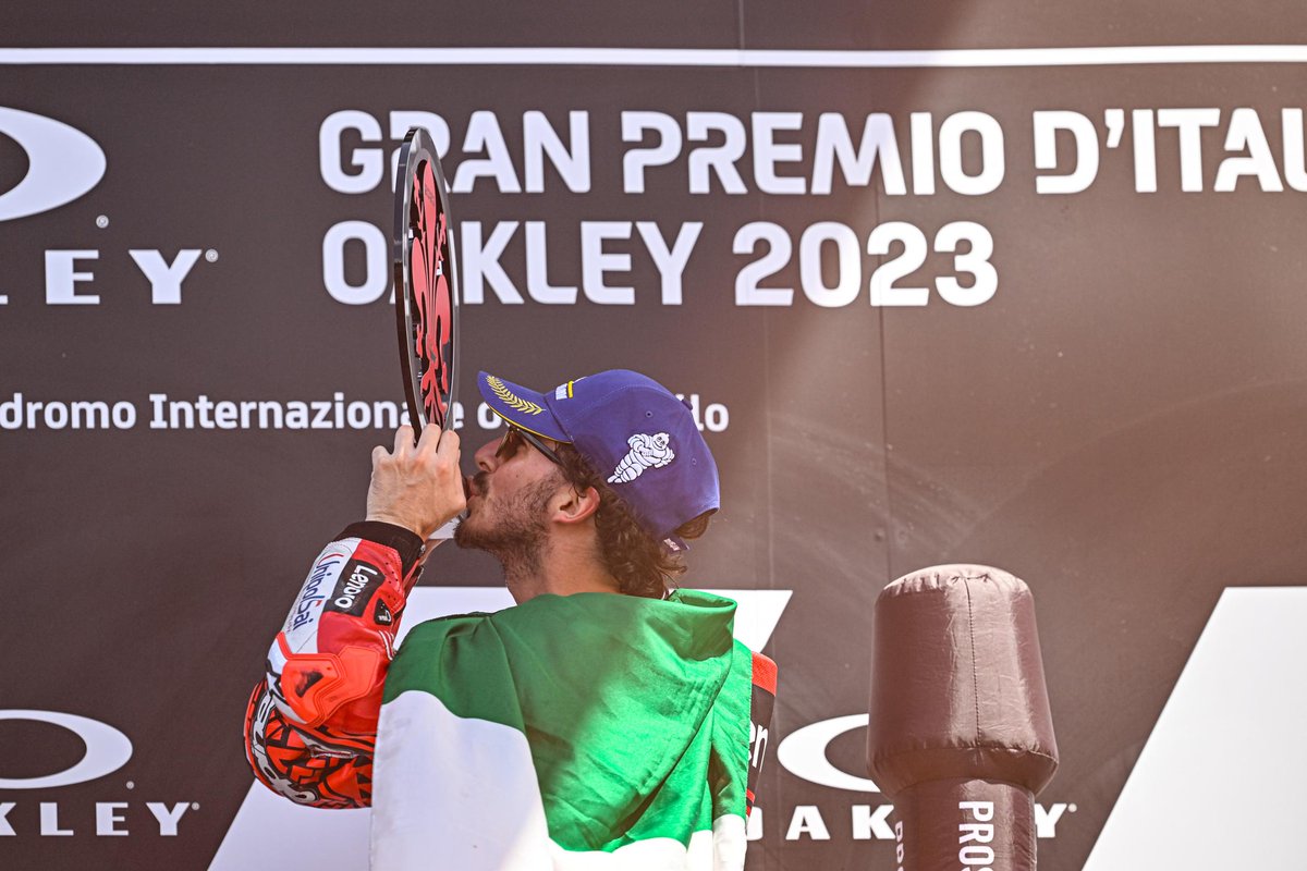 Congratulations for your win Francesco Bagnaia 🇮🇹🏆#ItalianGP #MotoGP