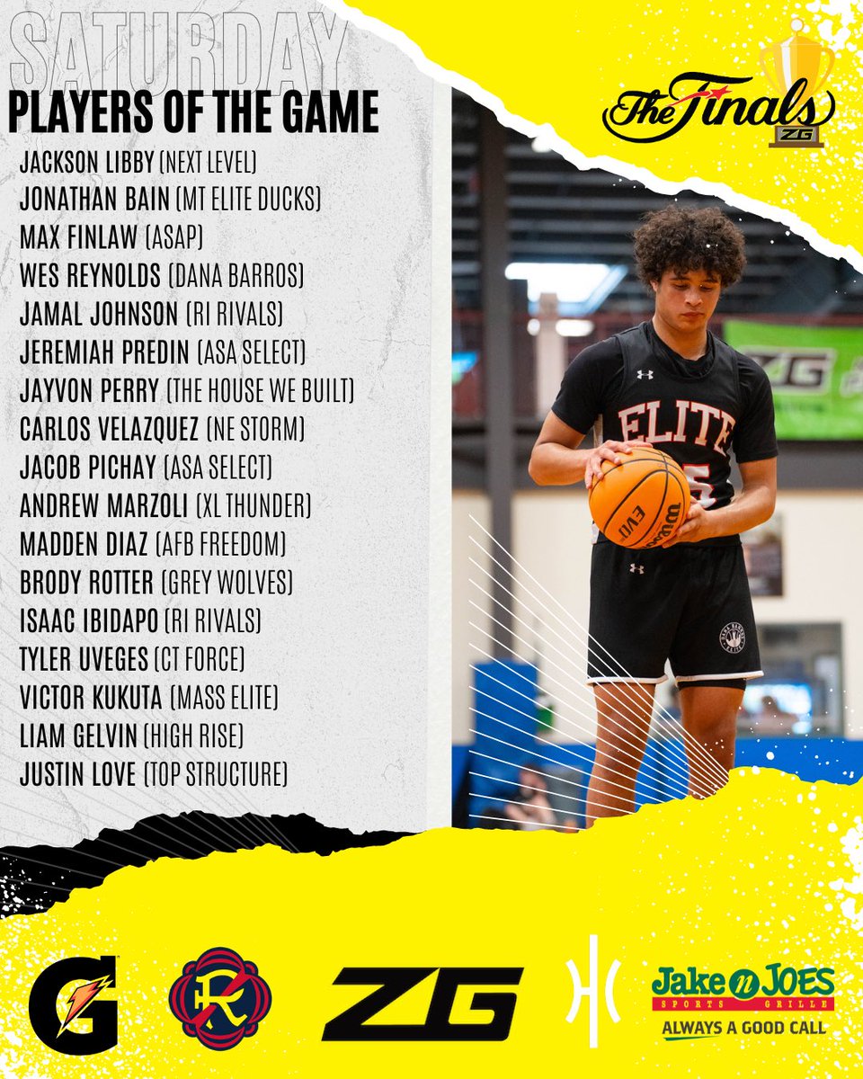 Check out Saturday’s #ZGFinals Players of the Game 👀👏