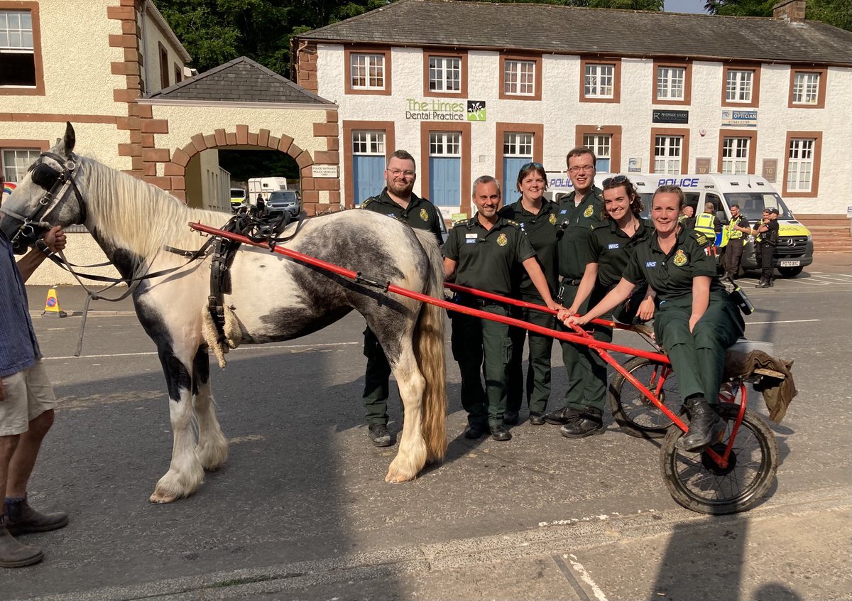 As another #ApplebyHorseFair draws to a close, a huge thank you to the whole #NWAS team for their contribution. Great team effort 👏👏 ⁦<a href="/NWAmbulance/">North West Ambulance Service</a>⁩ ⁦<a href="/ApplebyFair/">Appleby Horse Fair</a>⁩