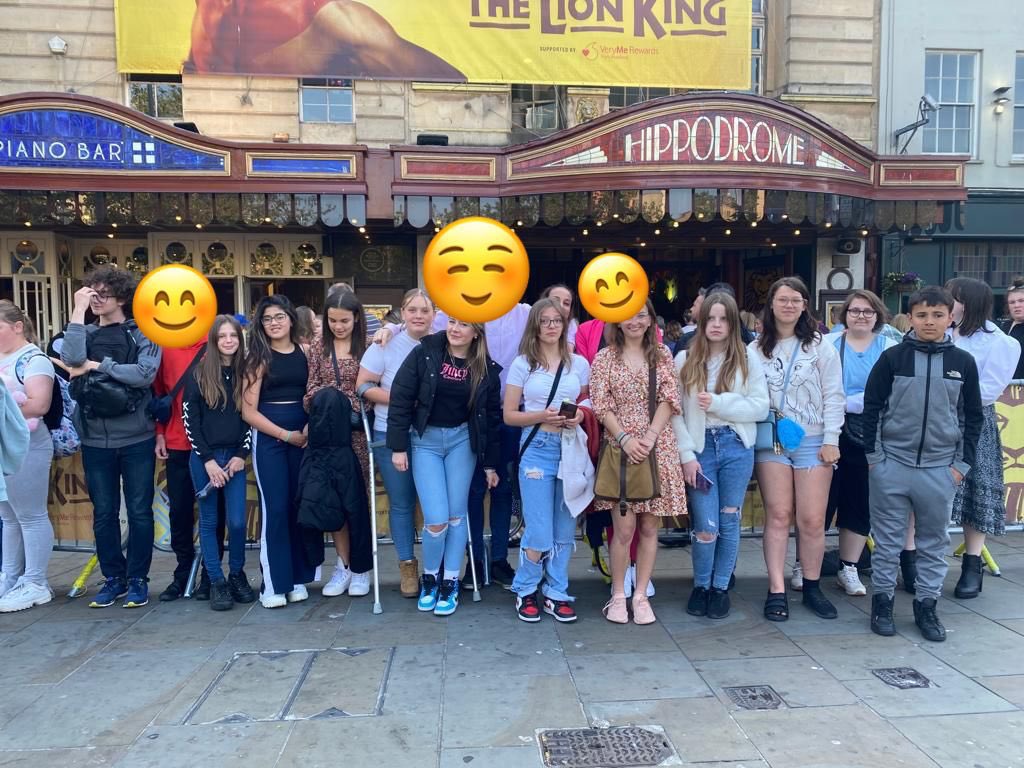 We had a great trip to watch The Lion King this week. Golden ticket winners in performing arts were invited. Hard work pays off! #workhardbekind