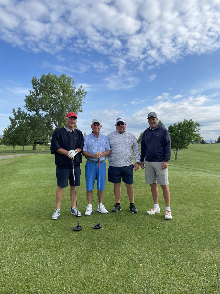 406Golf's tweet photo. The Montana State Match Play Championships conclude today at Bill Roberts Golf Course

Semifinal matches are underway.  Live scoring online https://t.co/u1VWJBL9NE or on @GolfGenius app GGID: 23MSGAMP https://t.co/0YrDXI0KhY