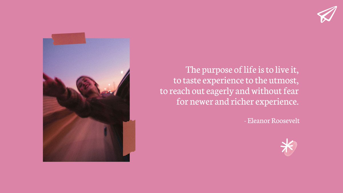 TheBlogler's tweet photo. Experience the world to the fullest! 🌍 💫 With GoVisaFree, you can make smart decisions on structuring your location-independent life. Embrace the unknown and live your life to the fullest! 💻 🛫

Quote of the Week 💬

#GoVisaFree #LiveLifeToTheFullest https://t.co/sR37bCGkHr