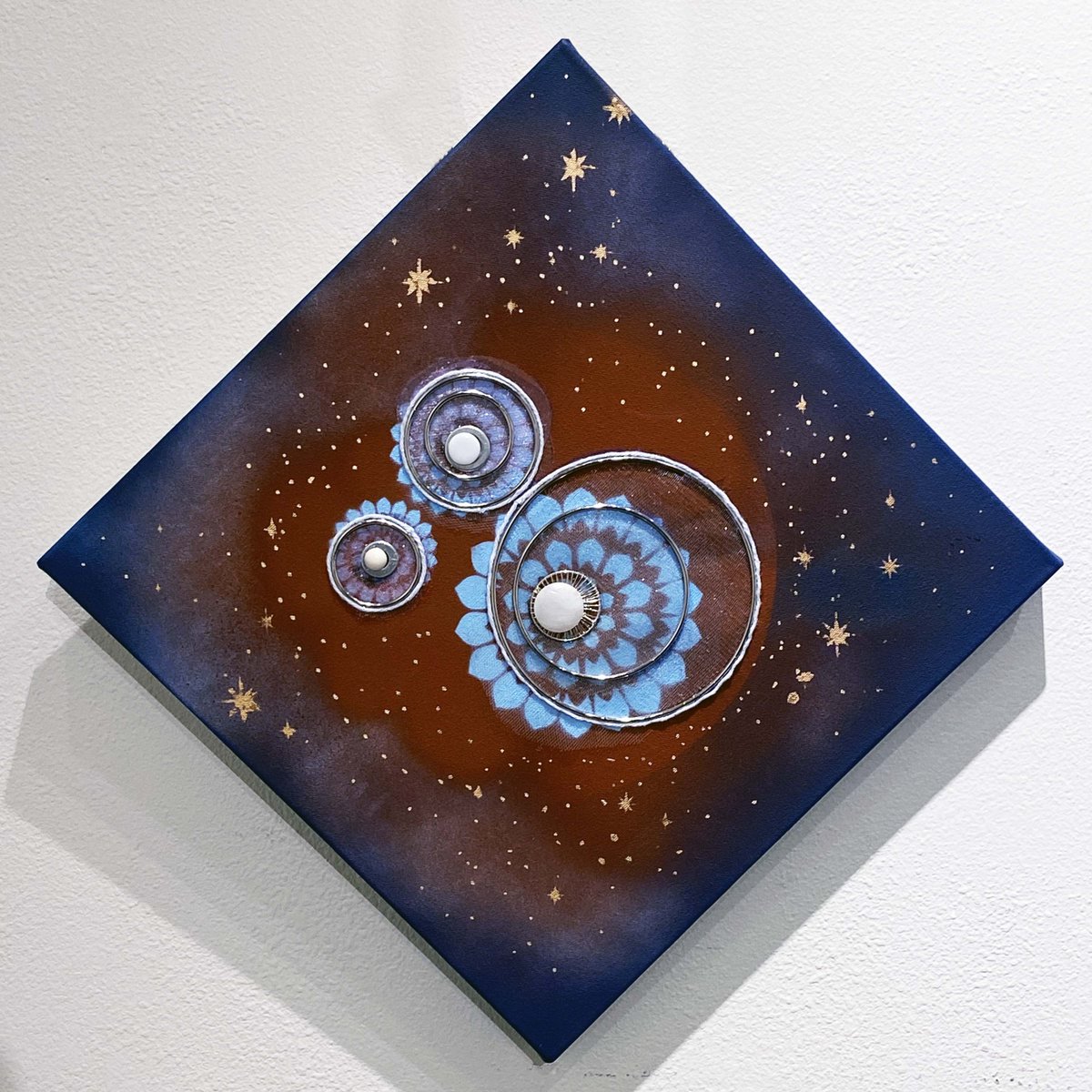 LVCCLD's tweet photo. Artist #KathleenOettinger's new exhibit at #LaughlinLibrary until July 15, "Charting the Cosmos," features her two most recent fiber art series focusing on images from the #HubbleTelescope and the #JamesWebbSpaceTelescope. Details: https://t.co/1sc3VnGAdv #SummerChallenge https://t.co/9carbVbMN7