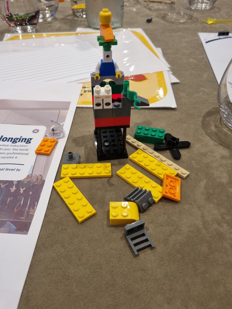 STNJossy_ICSrep's tweet photo. Lego play! Using bricks to tell a story. This was amazing. https://t.co/PtuYu1feap