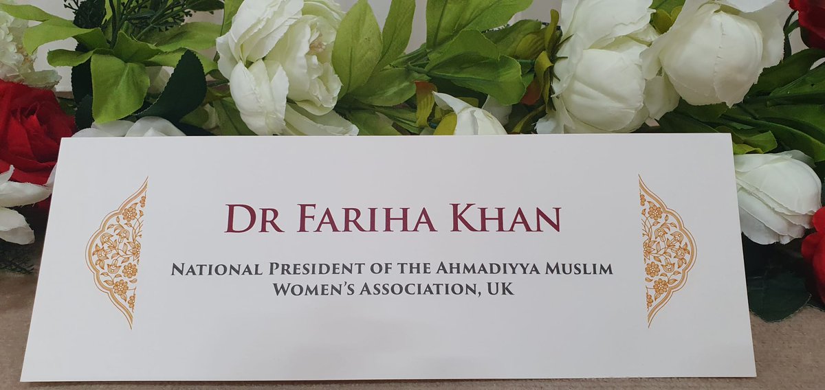 LajnaUK's tweet photo. The stage is set! We look forward to an evening of discourse on #Embracingequityandempowerment at the #Lajnapeacesymposium2023 with the keynote speech by the president of the Ahmadiyya Women's UK Association @farihahammad https://t.co/sWxyydXnVe