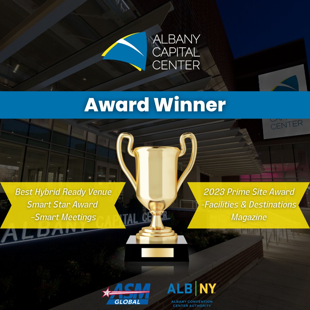 We're honored to announce ACC has been recognized by two industry-leading publications, @smartmeetings and @facilitiesmedia!

#Albany #DowntownAlbany #Events #DiscoverAlbany #CapitalRegion #CapitalDistrict #UpstateNewYork #ACCA