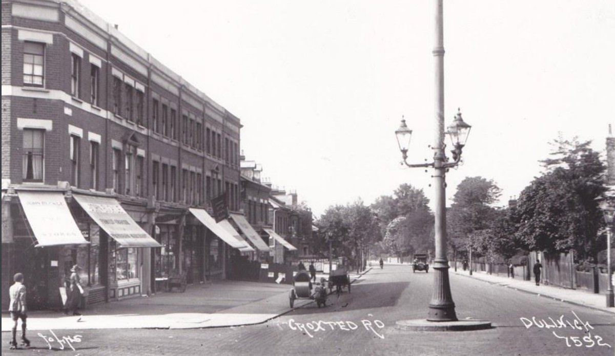 Croxted Rd looking north, 1920s. Tesco is now on the left.#Dulwich #LocalHistory