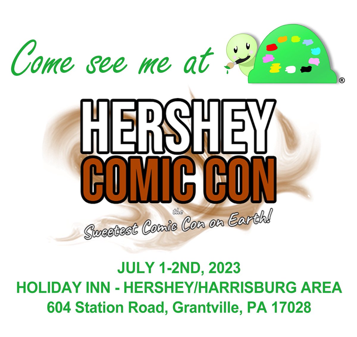 That’s right! This year I’ll be selling my artwork at Hershey Comic Con, this July 1st - 2nd! Hope to see you all there❣️

#comiccon #hersheys #hersheycomiccon #comicbooks #fanart #artist #illustration #Pokemon #manga #anime #disney #artistalley #artistalleytable #cosplay