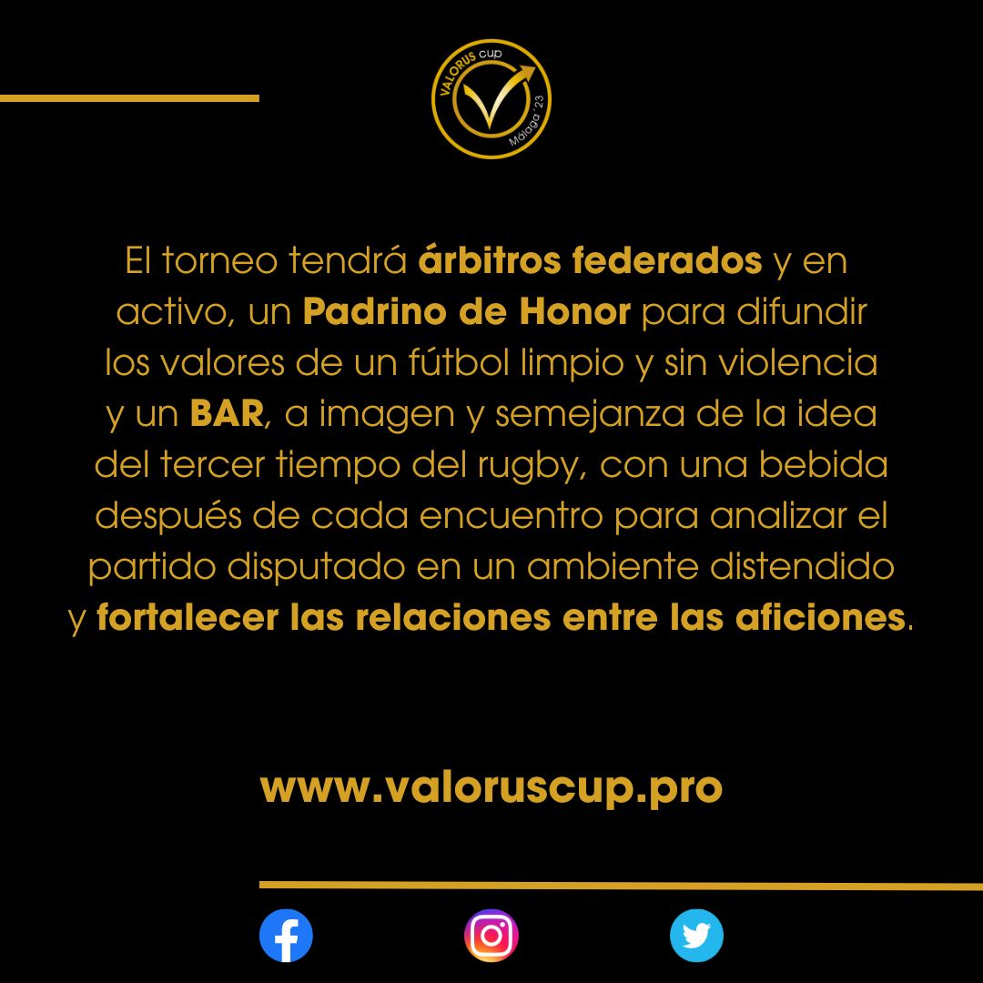 ⚽ Sobre la 𝐕𝐚𝐥𝐨𝐫𝐮𝐬 𝐂𝐮𝐩:

🔗 valoruscup.pro
