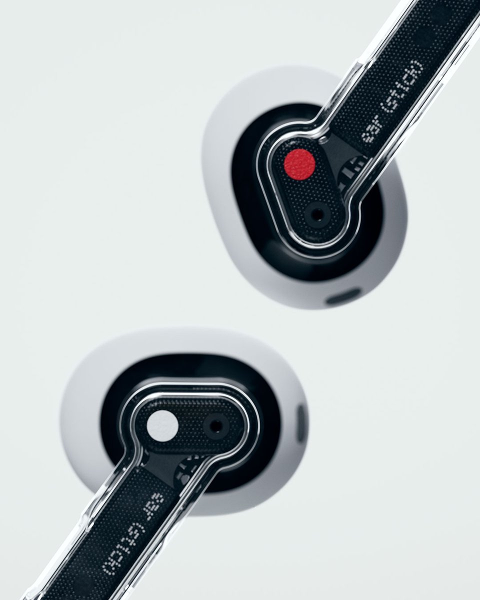 nothingarabia's tweet photo. Clear design. Clearer sound. 

تصميم نقي لصوت أنقى 

 #نوثينج_العربية 
#EarStick #NothingArabia https://t.co/Y4jYwgwcMw