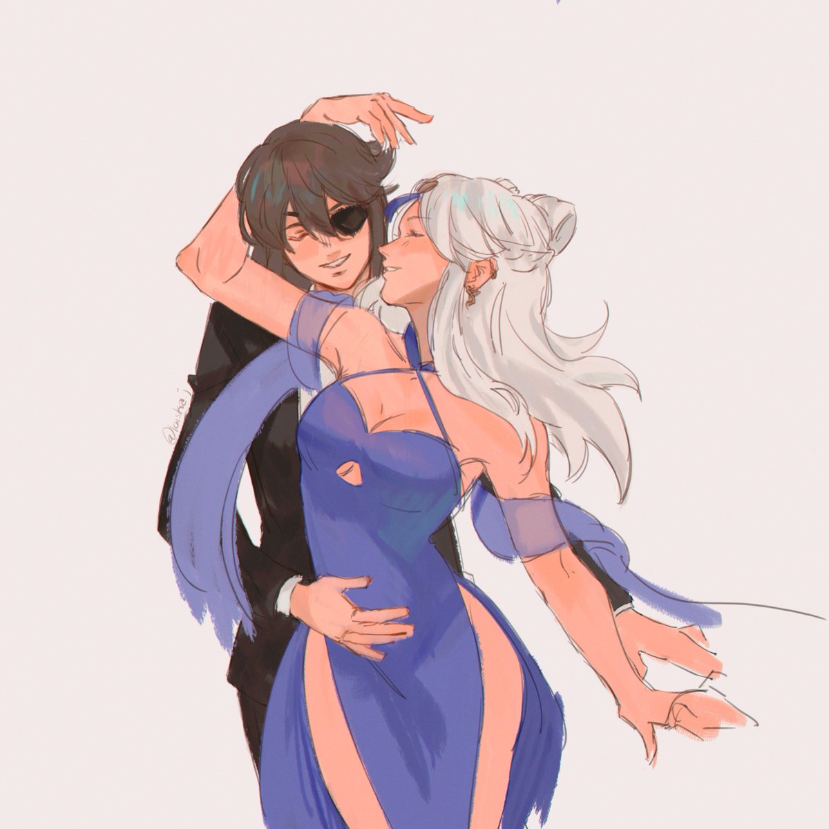 loiska_j's tweet photo. Day 11: Beidou and Ningguang 
#PrideMonth #beiguang #GenshinImpact https://t.co/xvTmbsTEQY