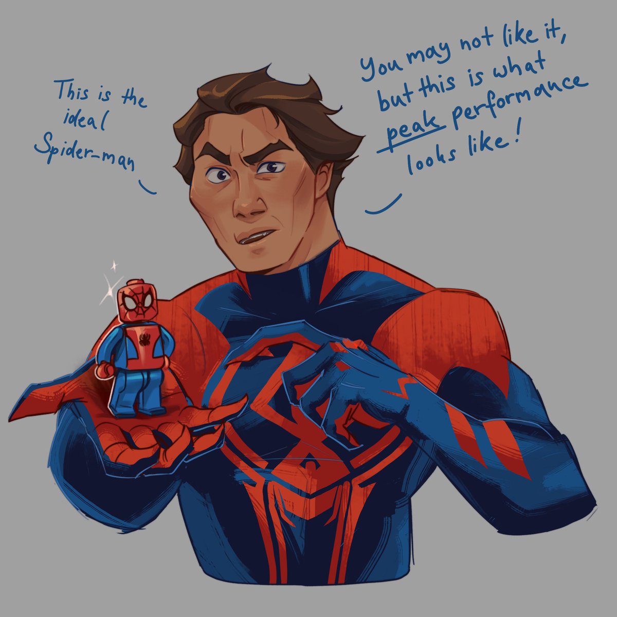 CellyInMaBelly's tweet photo. He‘s the best one they got. #SpiderVerse #SpiderMan2099 https://t.co/rj3jF2iRp4