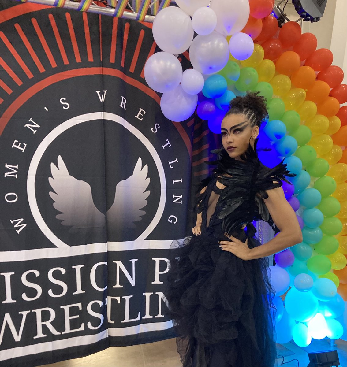 What am I thinking about? 
@MissionProWres gave me a chance to bring together beauty and pain in the ring. Next time, my redemption will be exquisite 🖤 #MPWTrueColors