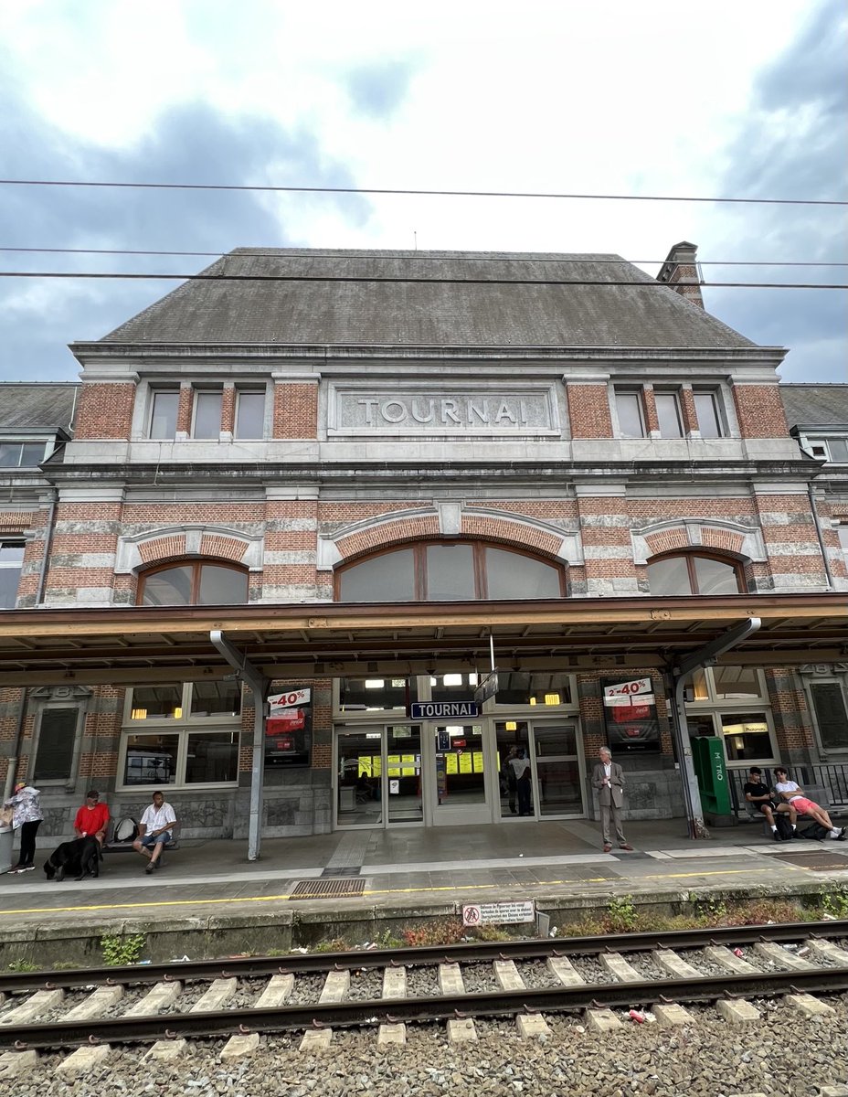 #Tournai station, looks very impressive.