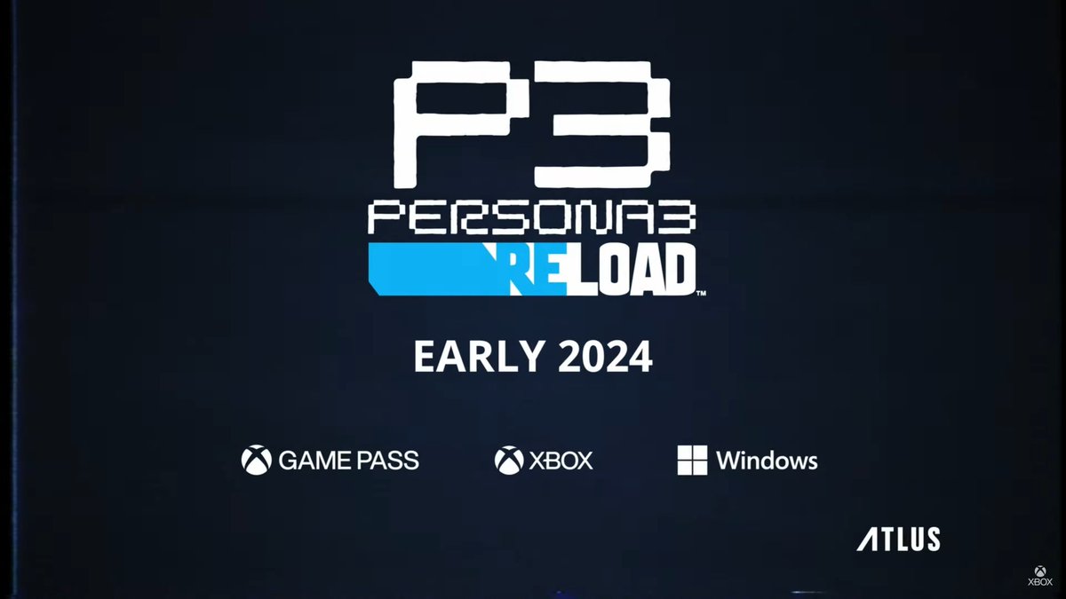 THERE IT IS!
ITS OFFICIAL!
P3 IS BACK!
WOOOOOO!
#XboxGamesShowcase