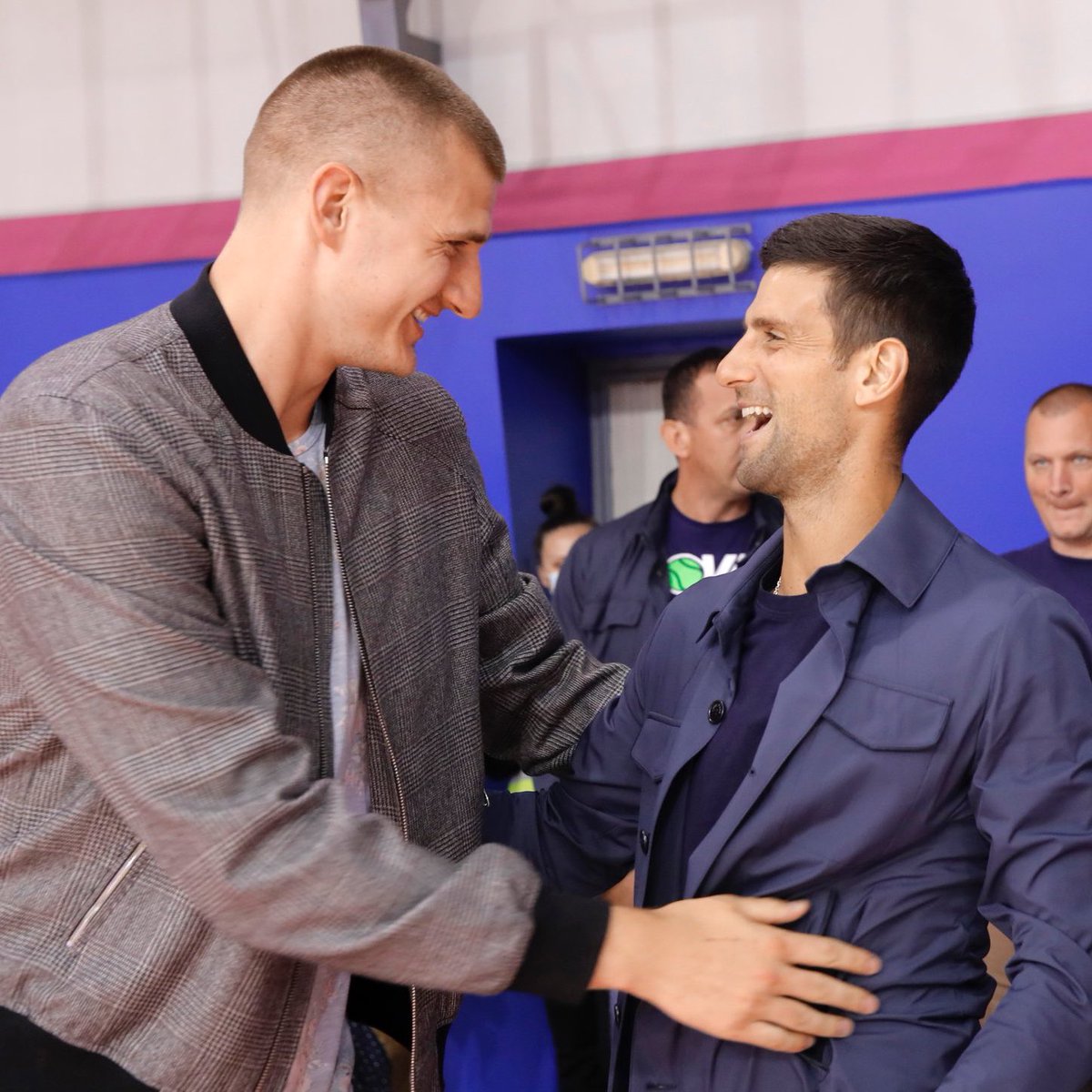 It's pretty crazy that Serbia is responsible for just .1% of the world's population, yet they produced two of the world's most dominant athletes today: Novak Djokovic &amp; Nikola Jokić.