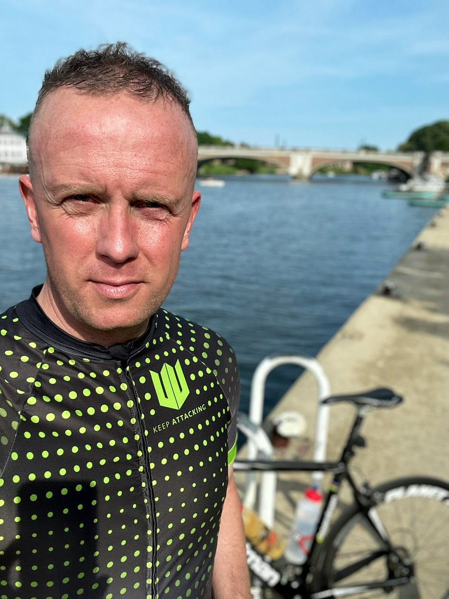 Left the house just after 0900hrs this morning ……….. 22°c 🥵🚴‍♂️. 

Not sure I enjoyed that one but certainly made room for pizza tonight. 

#keepattacking #UKCycleChat