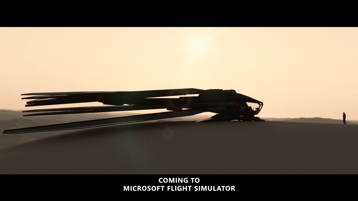 DiscussingFilm's tweet photo. ‘DUNE’ is coming to Microsoft Flight Simulator. https://t.co/mr5FlzMY2R
