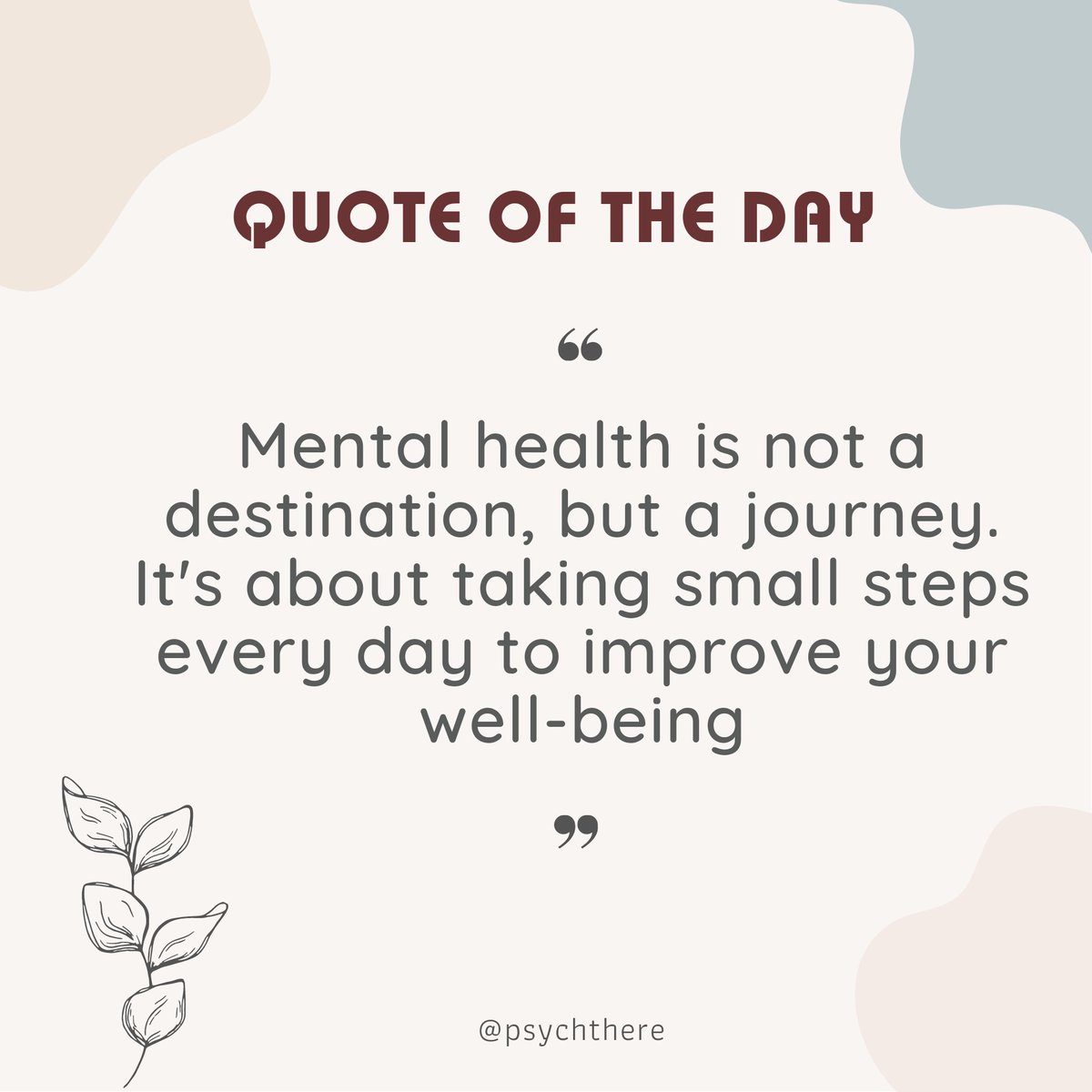 PsychThere's tweet photo. Start the journey of mental health with Psych There!

Follow @psychthere to learn more!

#JENNIEYOUARELOVED #ChampionsLeagueFinal #HarryStyles #WTCFinal2023 #RolandGarros #psychthere https://t.co/9TqNuZ62XF