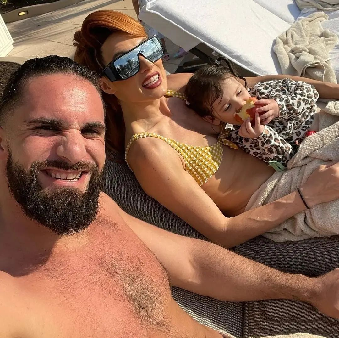 Seth Rollins' wife Becky Lynch