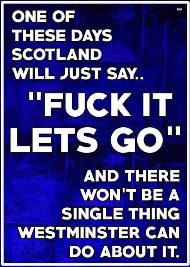 Right ‘arrested’ then all released ‘without charge’.. whoever or whatever believes any of this shitty anti-independence propaganda should hang their head in shame. Fvcking sick of this 😤 The spin on STV news was scaremongering at its most heinous. Fvcking rats the lot of them