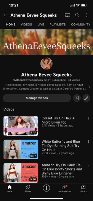 TW Pornstars - Athena Eevee Squeeks. The most liked pictures and videos