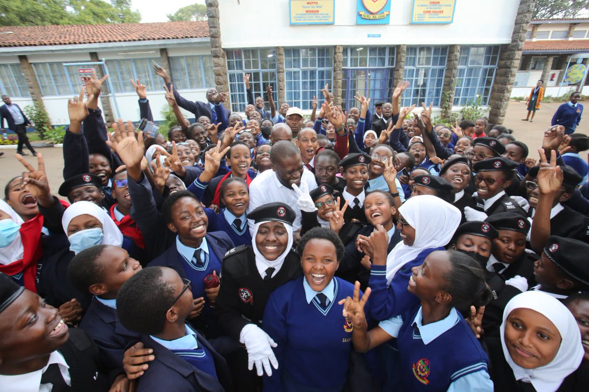 The students under the auspices of Kenya Student's Christian Fellowship (KSCF), also planted 5,000 trees including 1,000 fruit trees as they interacted and mingled with each other during this fun-filled and blessed day.