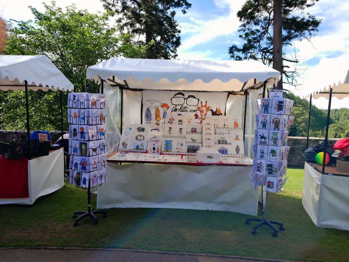 Another Sunday market over. #mhhsbd #sunshine #artist #Scottish #beautiful 

OorPatts.com is now open.