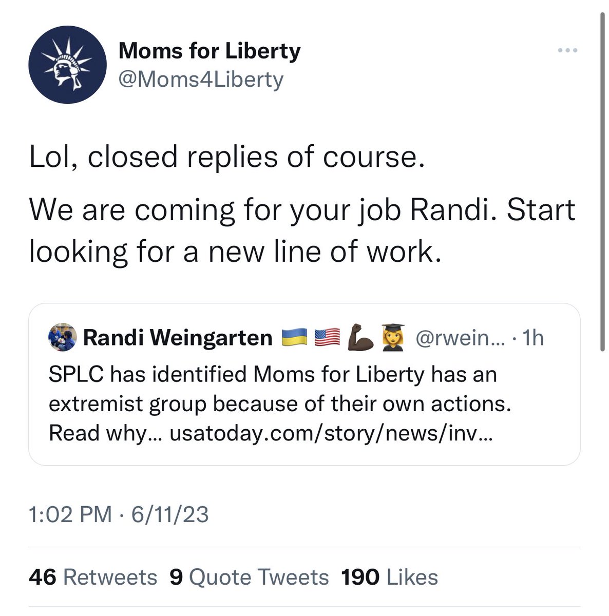 Josh Cowen (@joshcowenmsu) on Twitter photo No, not a hate group at all ๐ No, not a hate group at all ๐