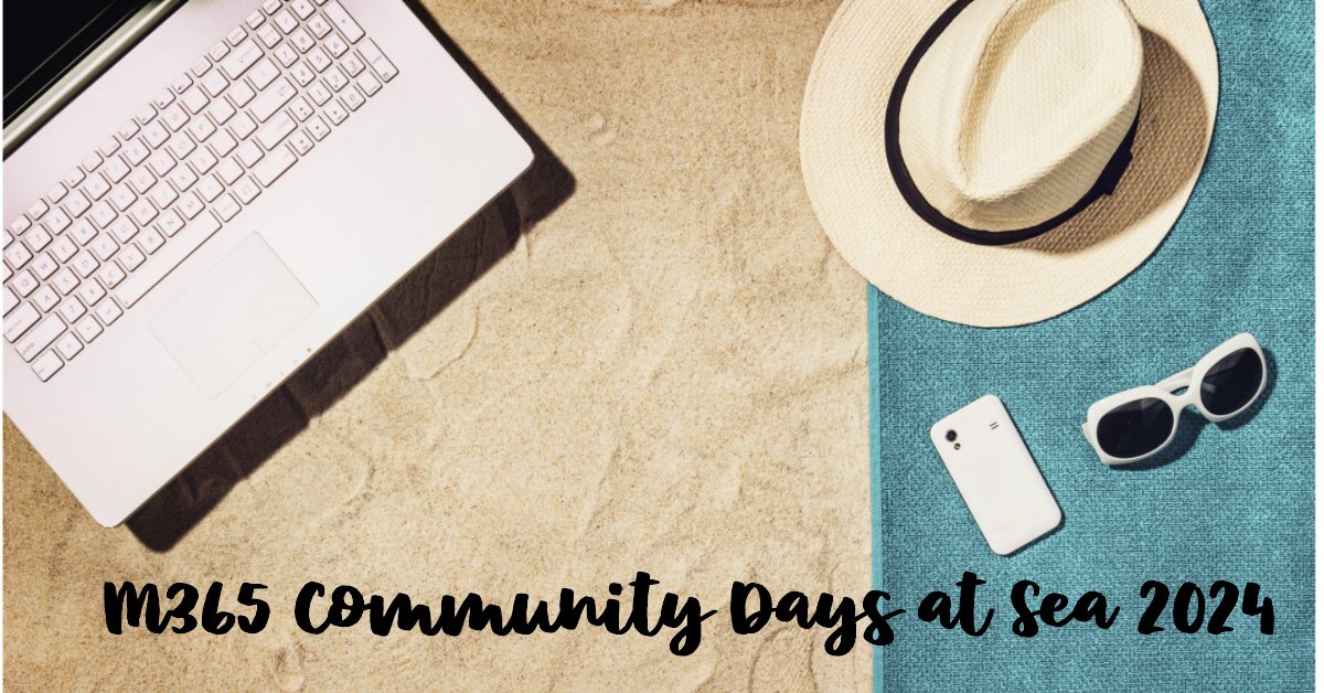 #M365Cruise Call for Speakers is officially OPEN
communitydays.org/event/2024-02-…