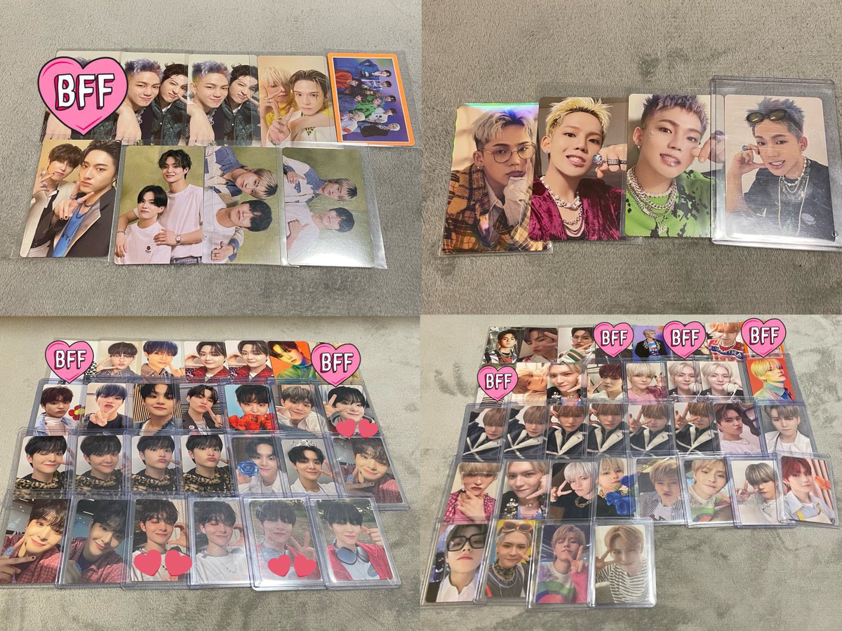 firrsturn's tweet photo. @asju0829 検索より失礼します🙇🏻‍♀️
💕ジフンを求めているのですが、こちらの画像のトレカと交換可能な物はございますでしょうか？難しいとは思いますがn:1も可能のため、ご検討いただけますと幸いです。 https://t.co/S8sOiq2XnC