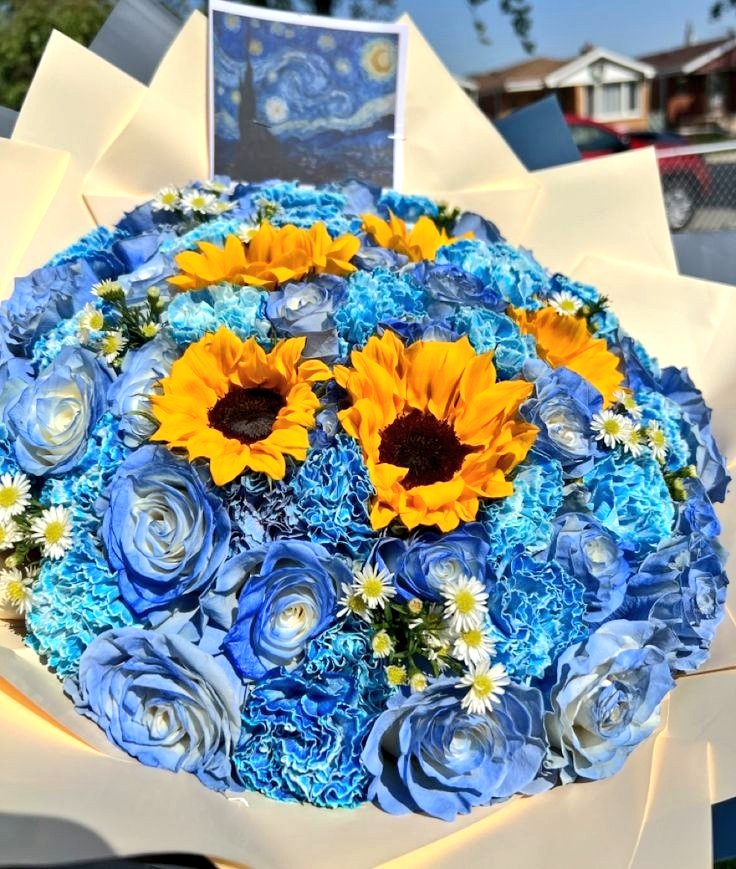 sunflowerchives's tweet photo. lovely blue 💙 &amp; yellow🌻 https://t.co/c76Elto6TS