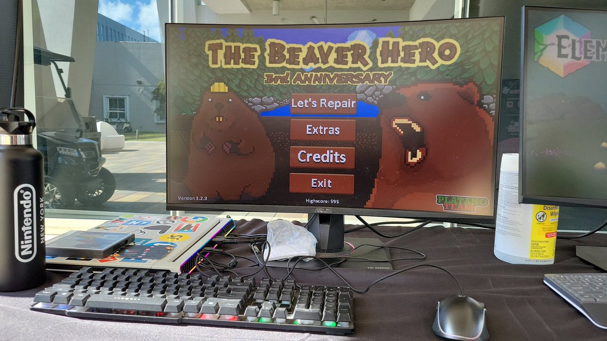 TheBeaverHero's tweet photo. @PlatanoTeamVG is here @pr_vgm @prgamedevs https://t.co/32hfDKpxaW