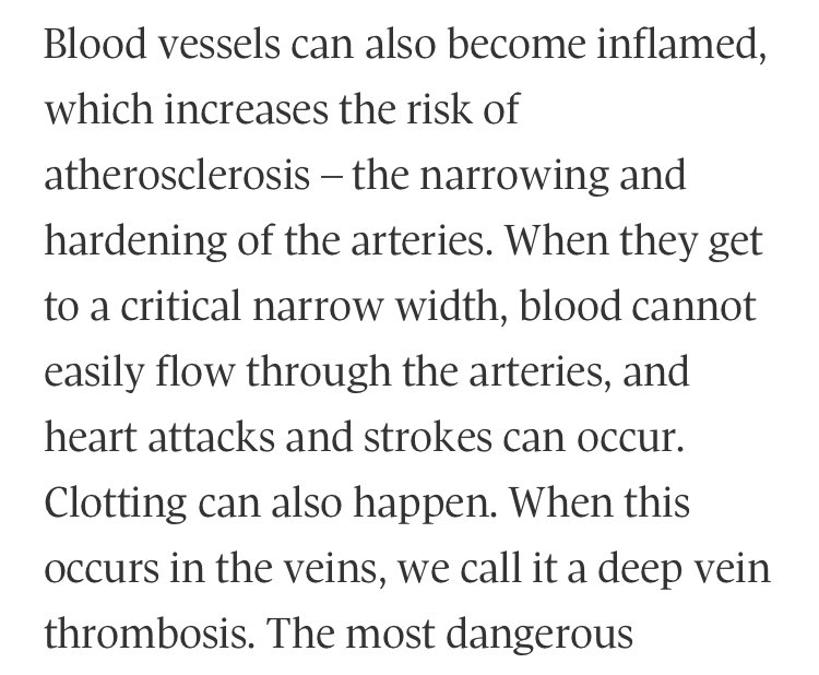 💯💯💯 Watch out for this. I’m not a doc, but I suspect THIS to be the 🥇 post-Covid killler #Covid19sk #Covid