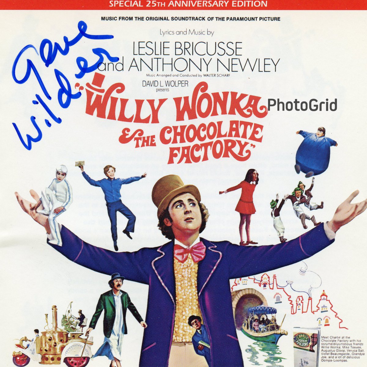 Born June 11, 1933 in Milwaukee, Wisconsin - Remembering actor, writer and filmmaker Gene Wilder. ⭐️ * soundtrack CD from ‘Willy Wonka & the Chocolate Factory” (1971) signed by Gene Wilder is from my collection 🍫 #GeneWilder #WillyWonkaAndTheChocolateFactory